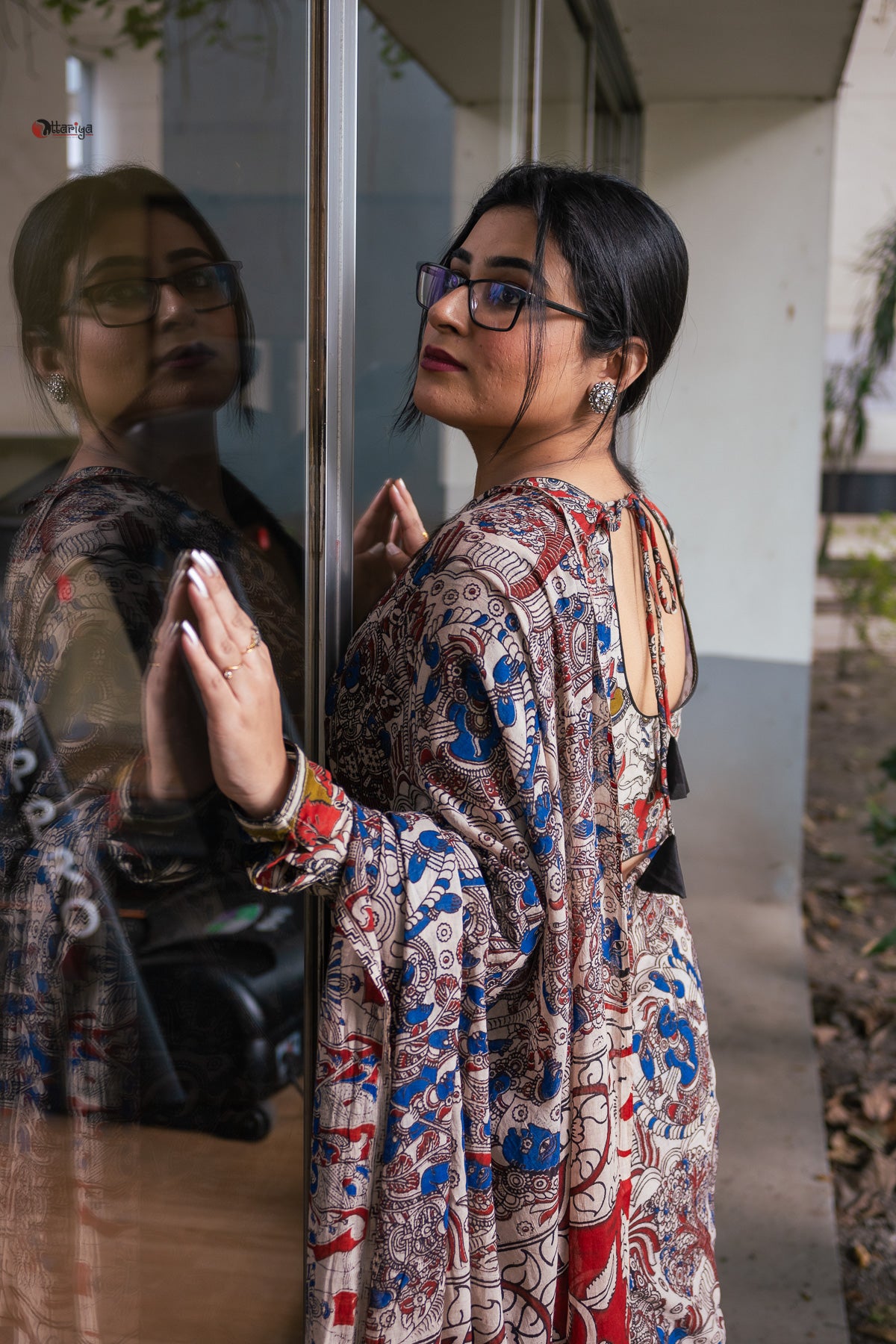 Raj Kahini Kalamkari Saree