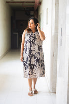 Nrityo Hand Block Kalamkari Cotton Dress