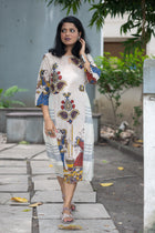 Katha Chitra — Hand Block Kalamkari Cotton Dress