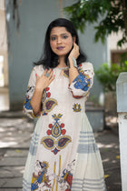 Katha Chitra — Hand Block Kalamkari Cotton Dress