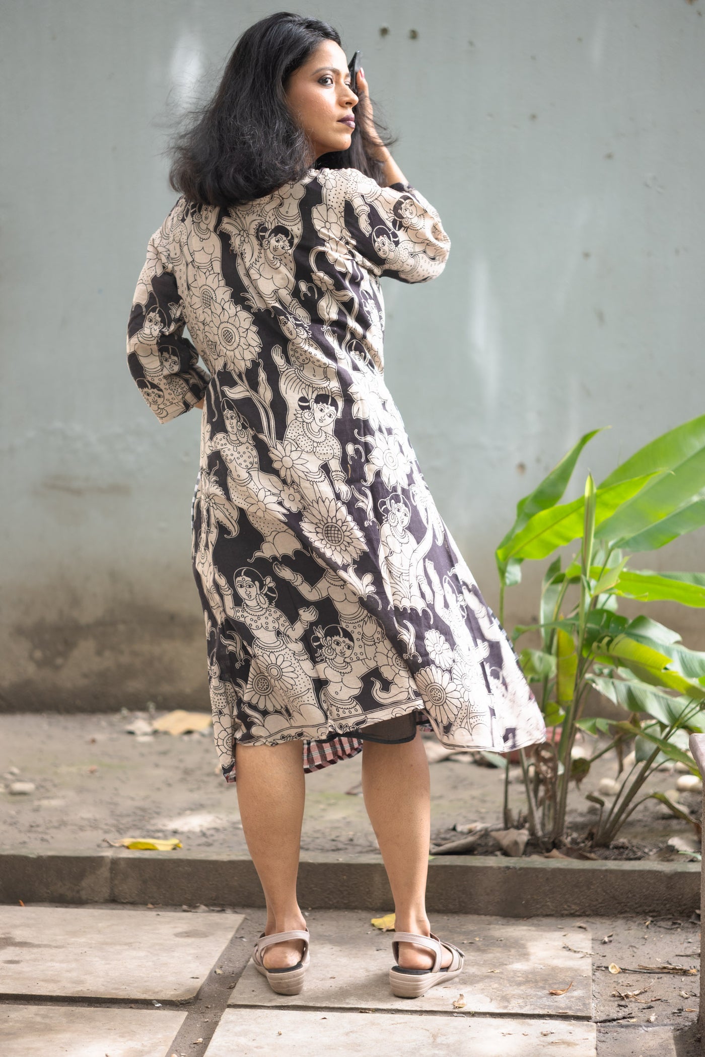 Yatra — Hand Block Kalamkari Cotton Dress
