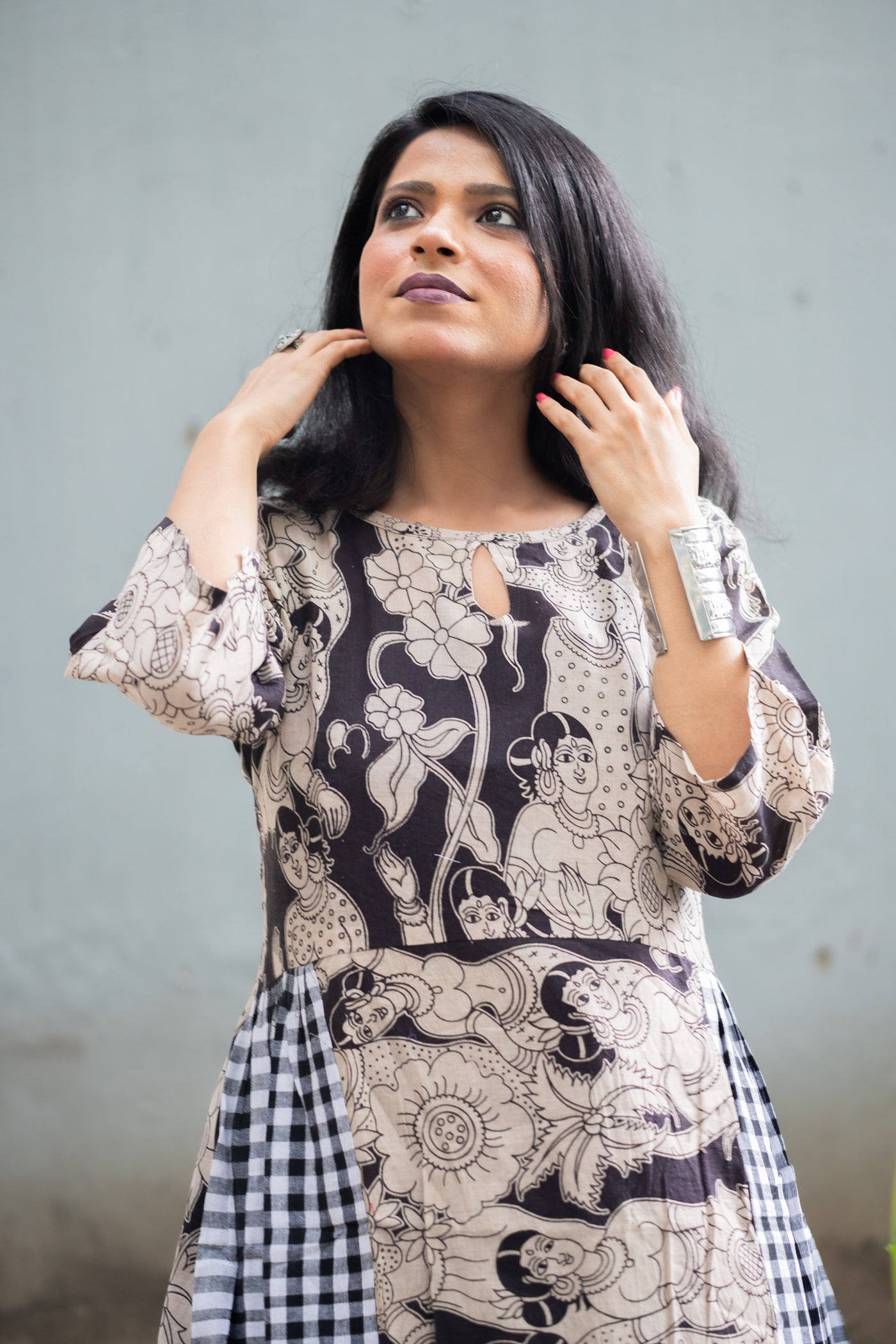 Yatra — Hand Block Kalamkari Cotton Dress