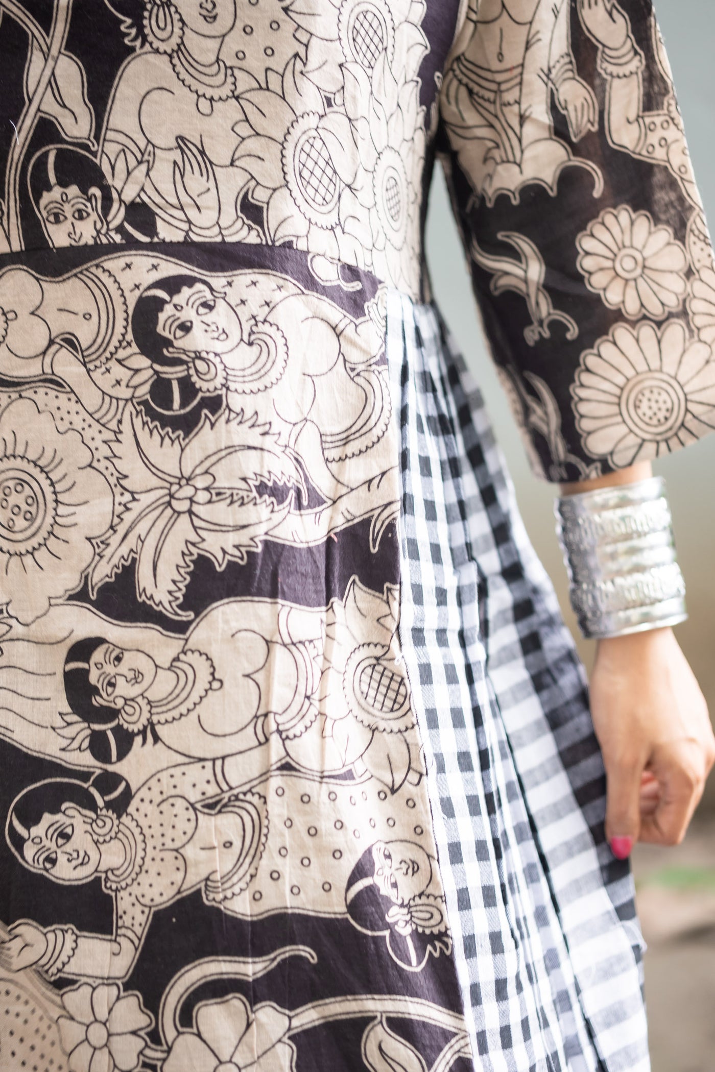 Yatra — Hand Block Kalamkari Cotton Dress