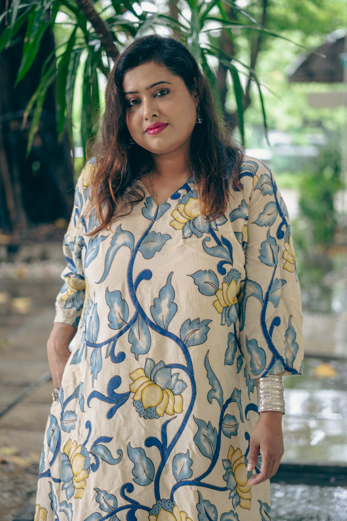 Madhuvanti Silk Dress