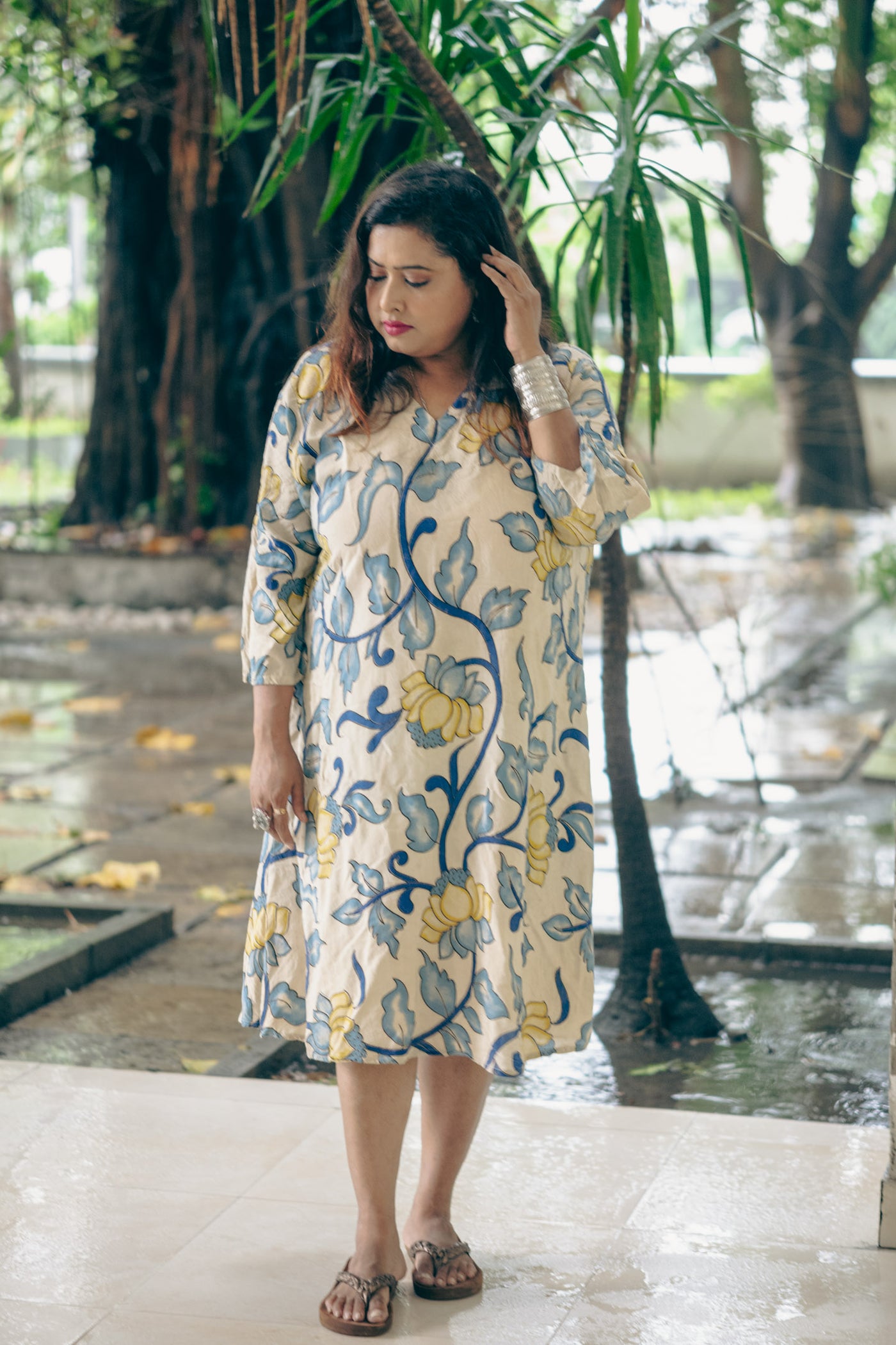 Madhuvanti Silk Dress