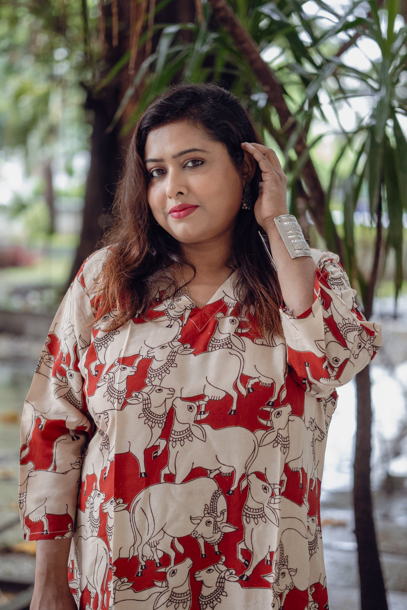 Tussari Tales Silk Dress
