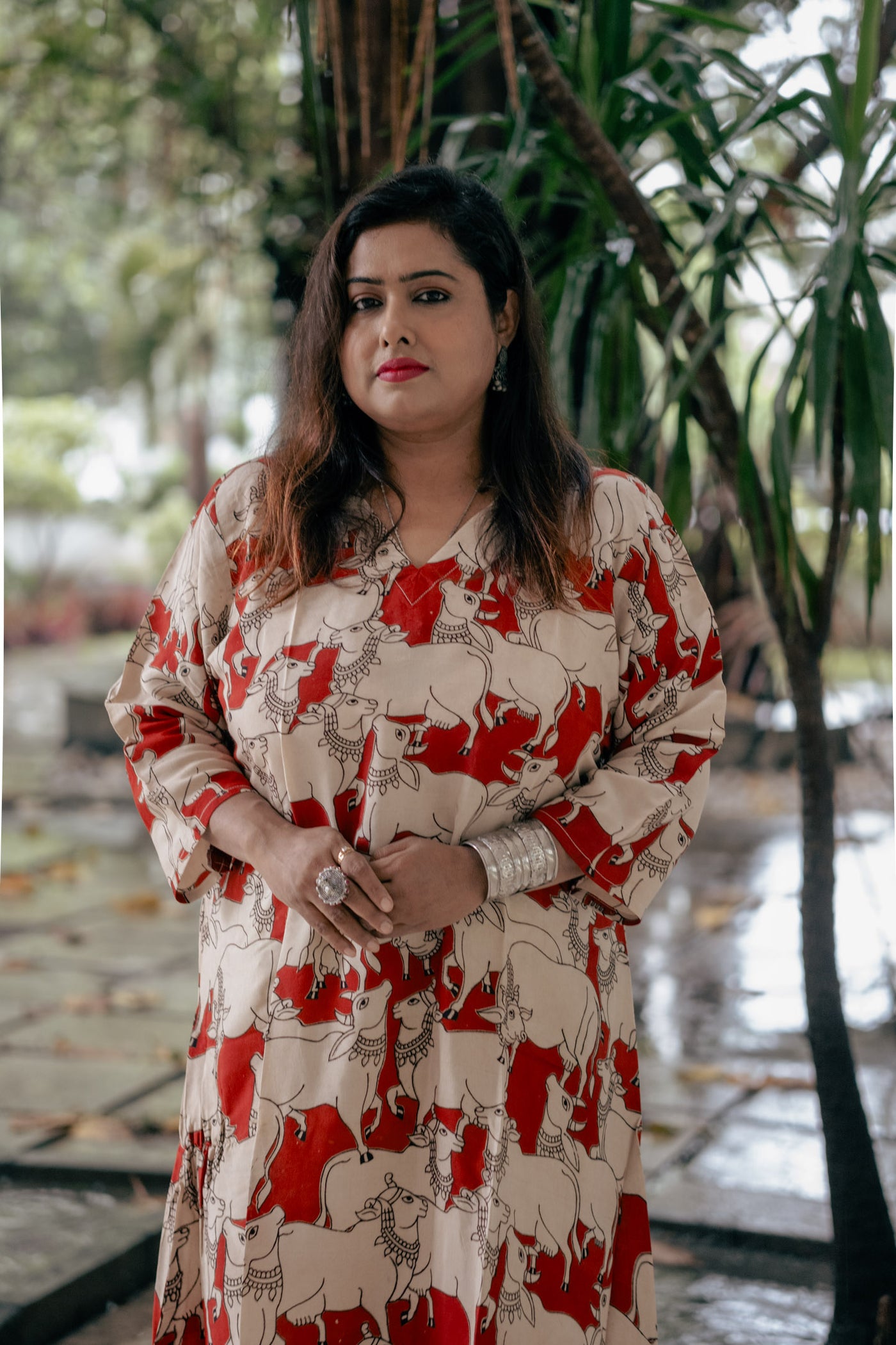 Tussari Tales Silk Dress