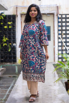 Rani Hand Block Kalamkari Kurta