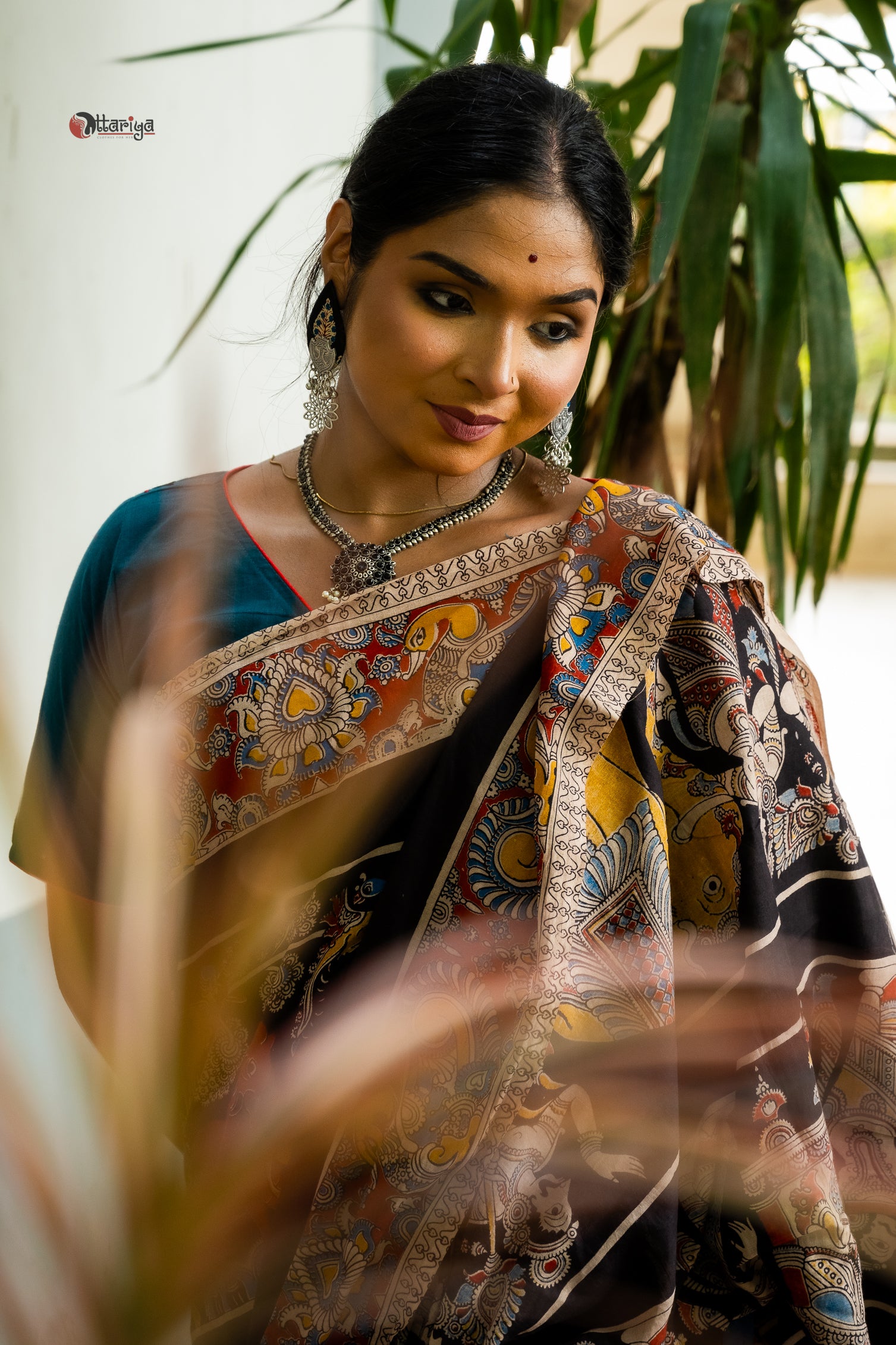 Kahini Moksha Kalamkari Saree