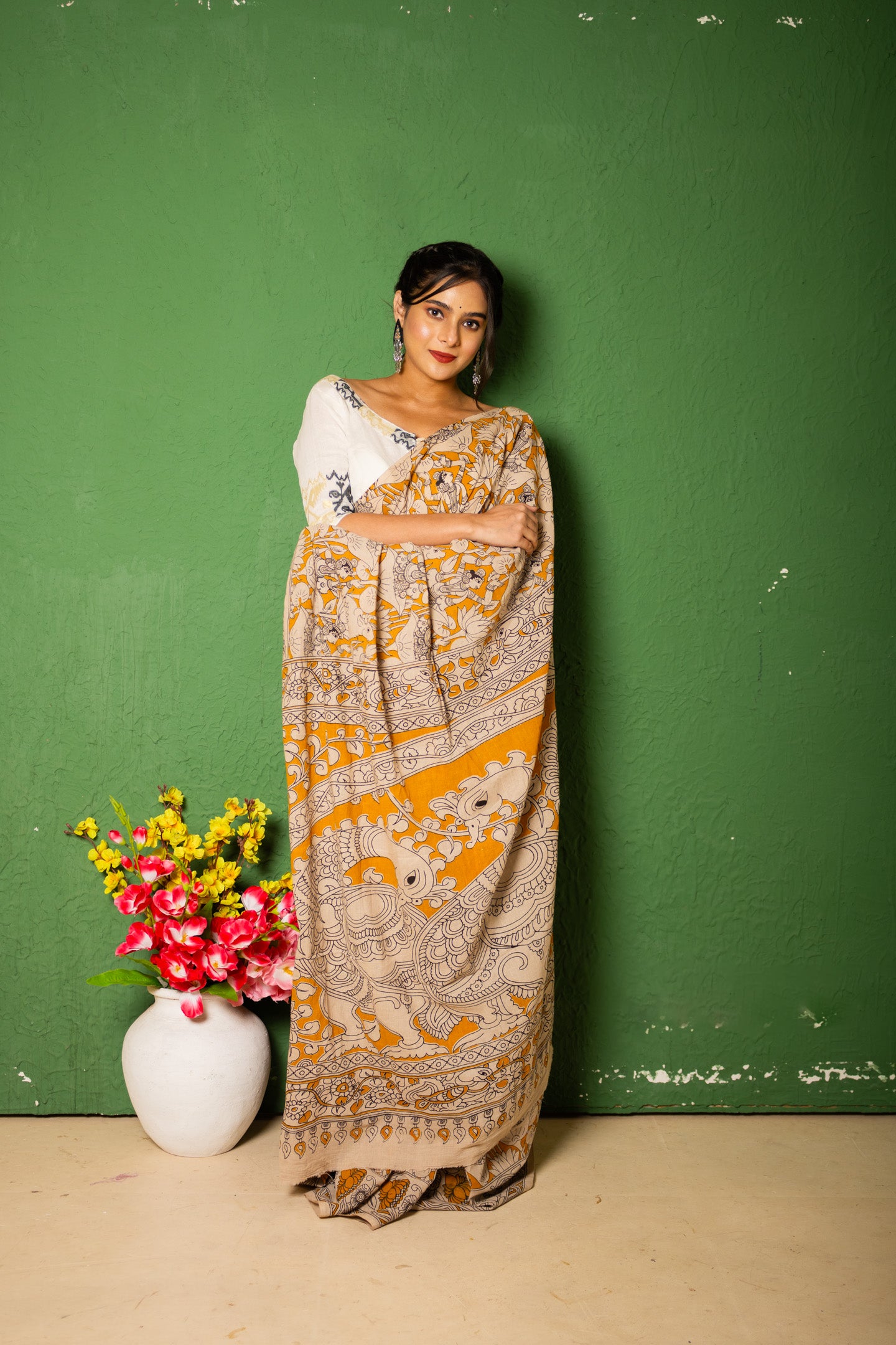 Kalamkari Saree