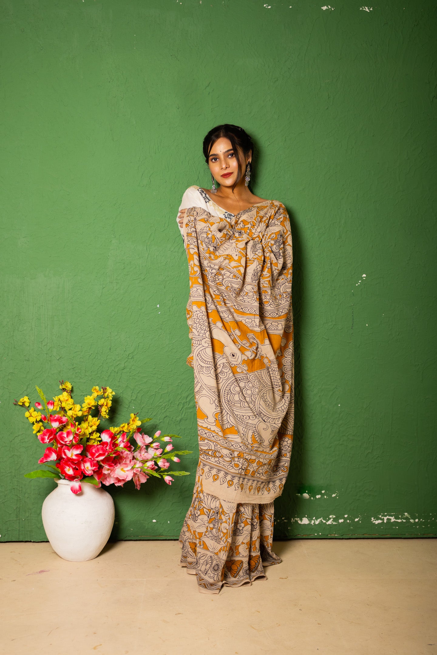 Kalamkari Saree