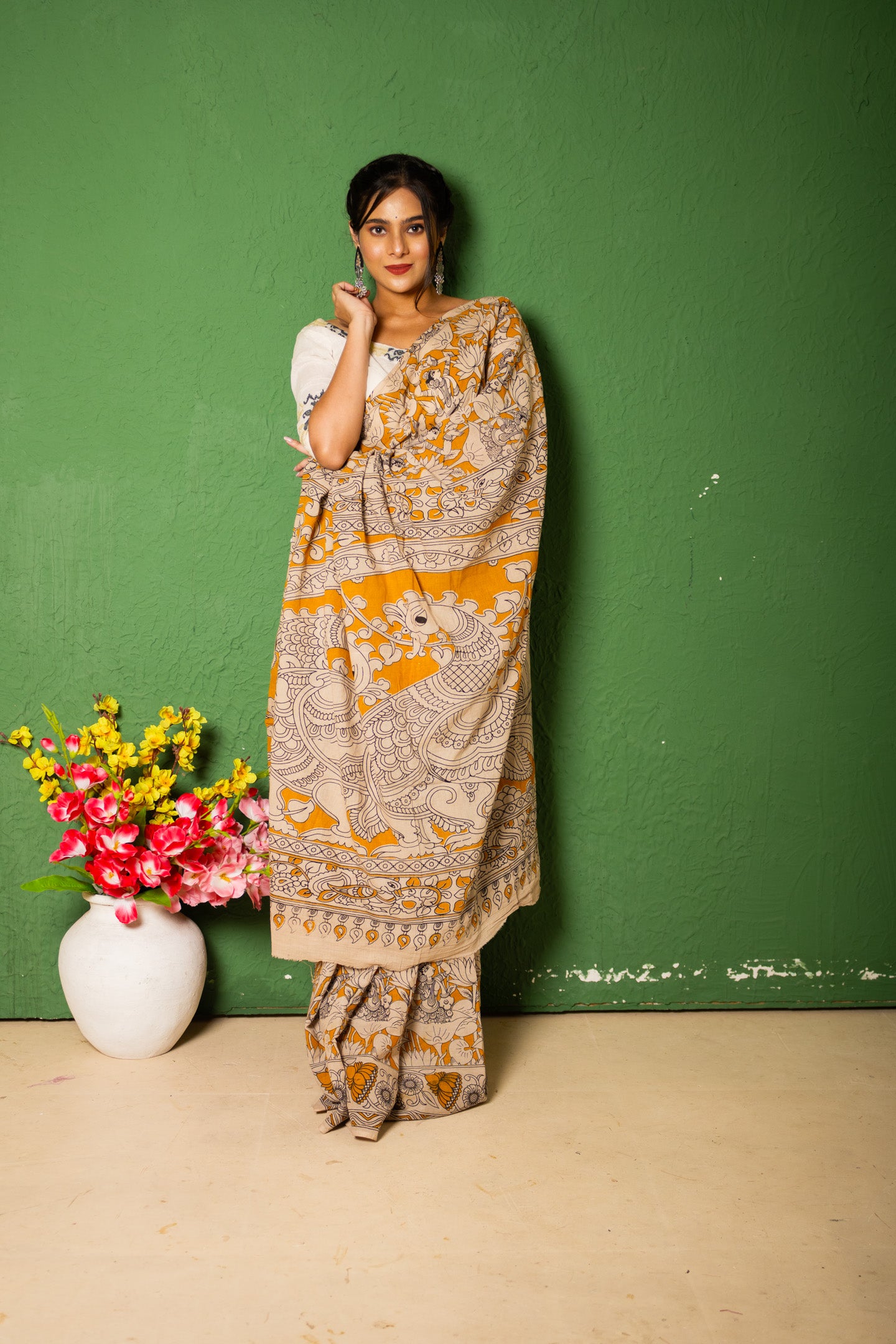 Kalamkari Saree