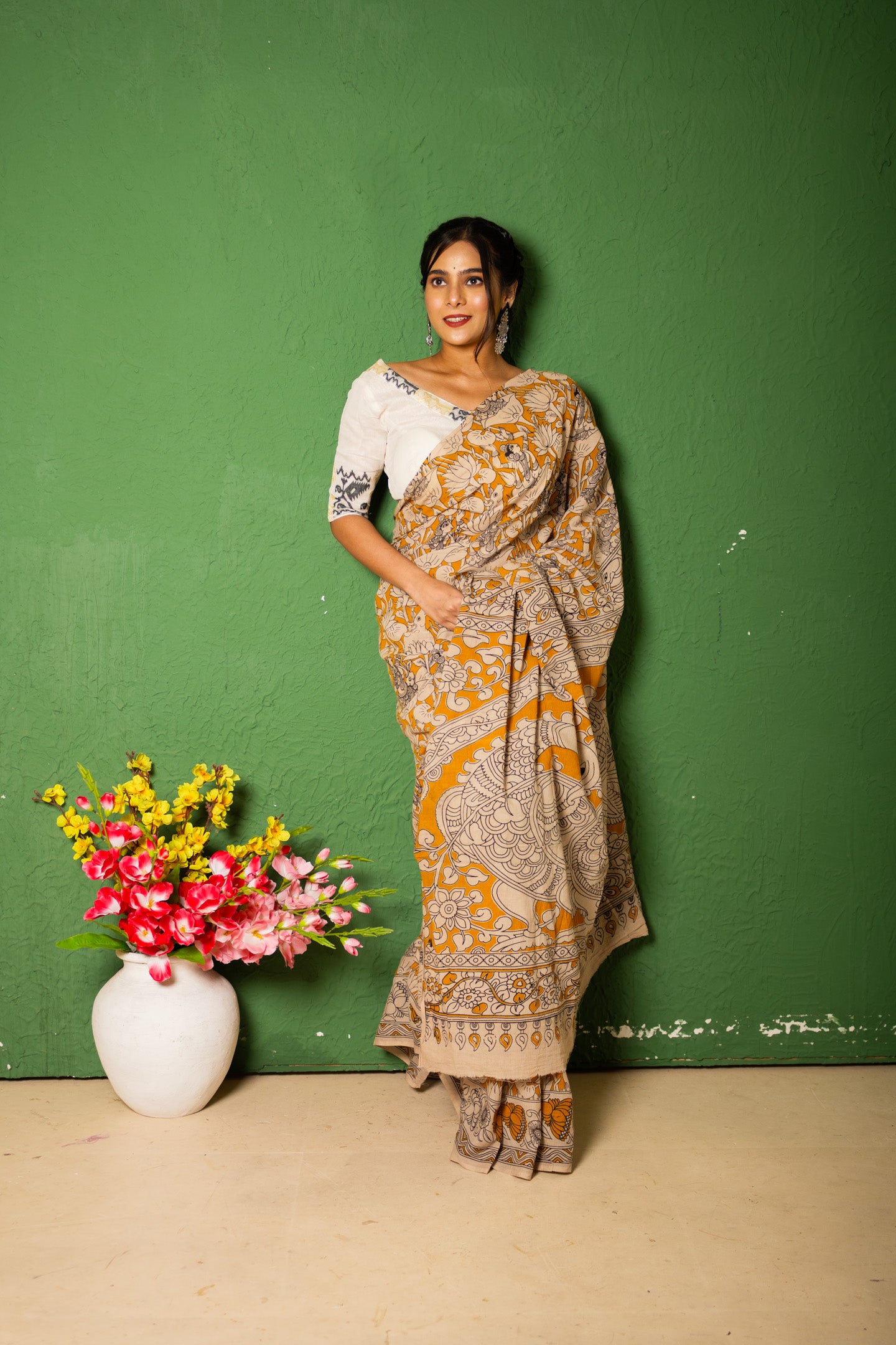 Kalamkari Saree