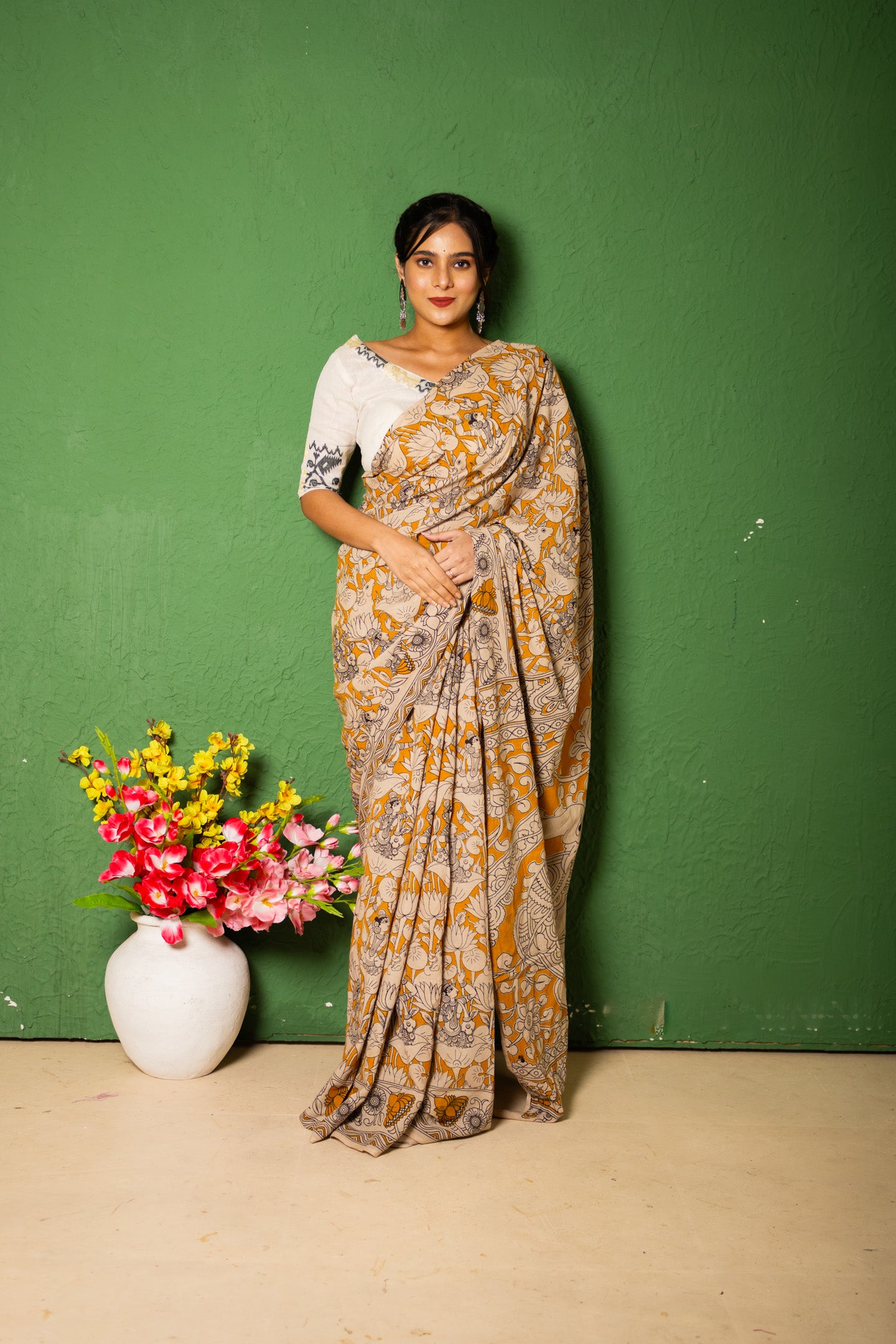 Kalamkari Saree