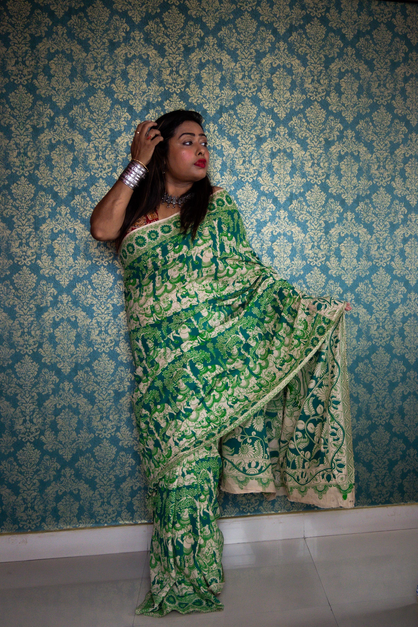 Green Nataraj Saree