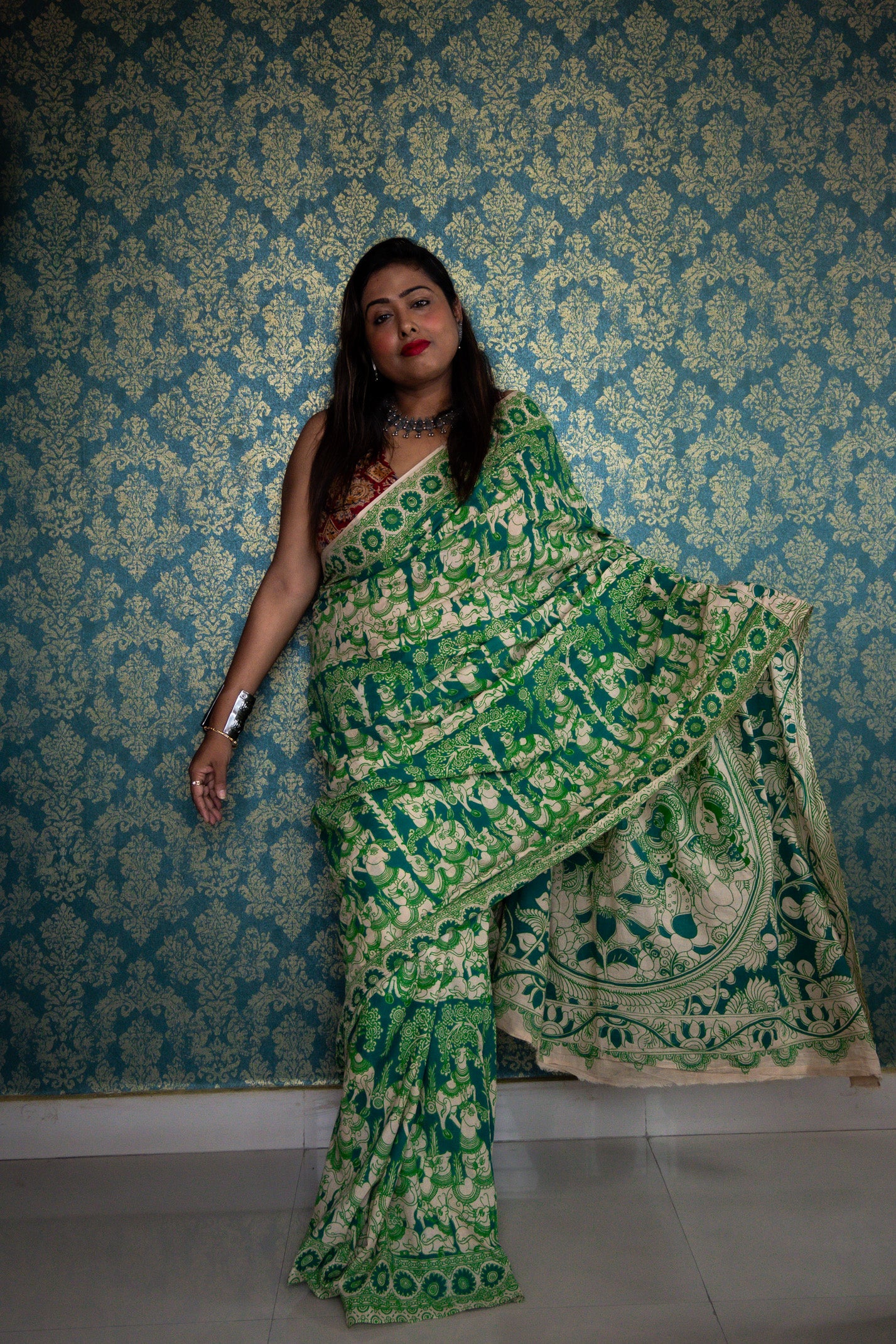 Green Nataraj Saree