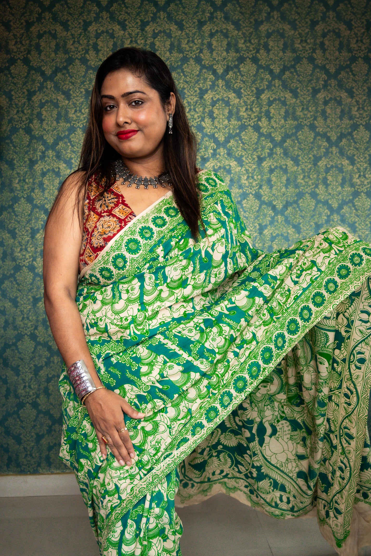 Green Nataraj Saree