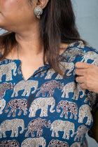 Airavat Silk Kalamkari Kurta