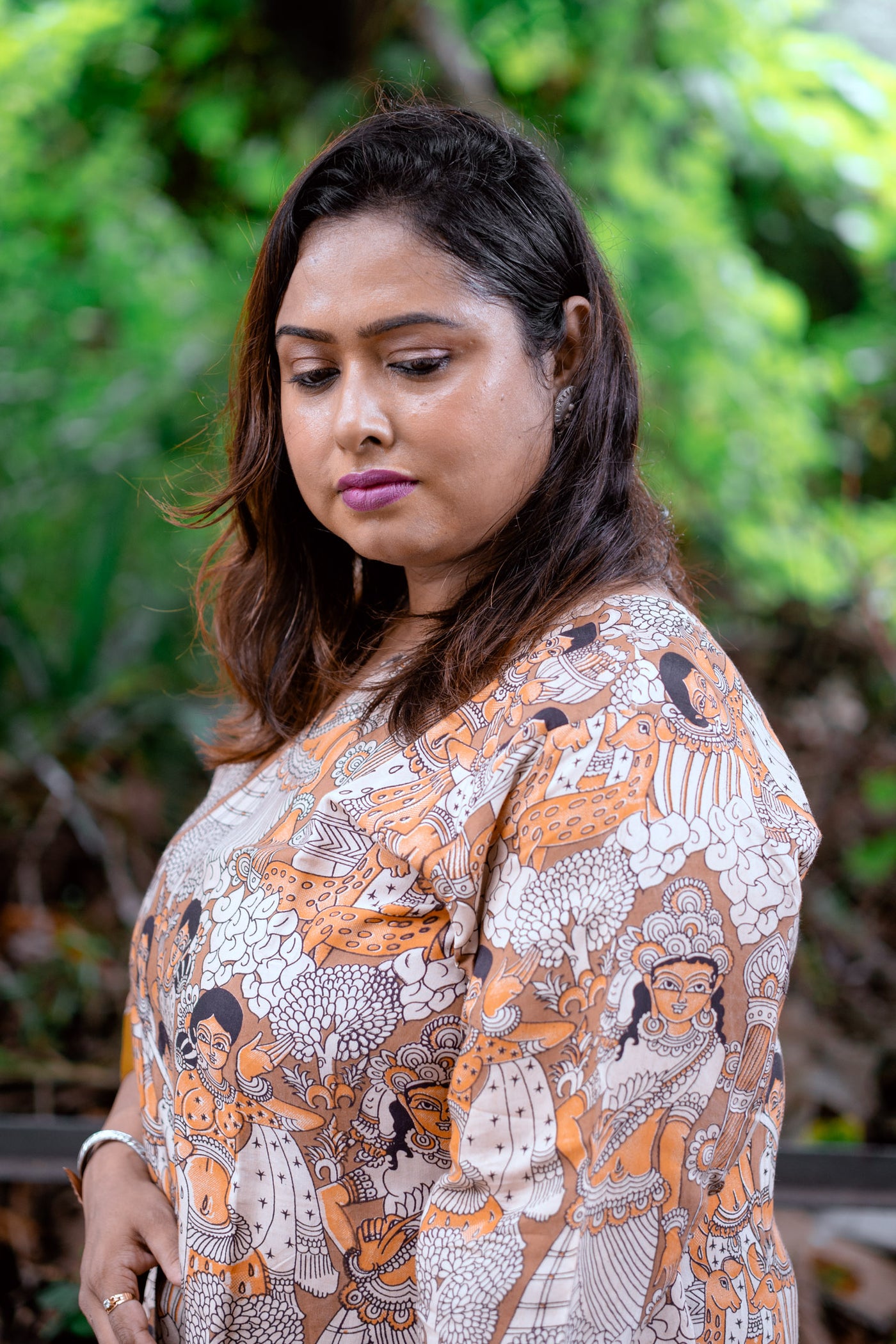 Leela Silk Kalamkari Kurta