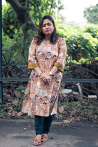 Leela Silk Kalamkari Kurta