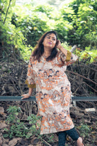 Leela Silk Kalamkari Kurta
