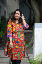 Mudra Silk Kalamkari Kurta