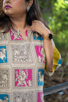 Nandini Silk Kalamkari Kurta