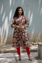 Kalamkari Designer  Kurti - Uttariya