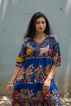 Kalamkari Designer  Kurta - Uttariya