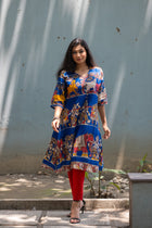 Kalamkari Designer  Kurta - Uttariya