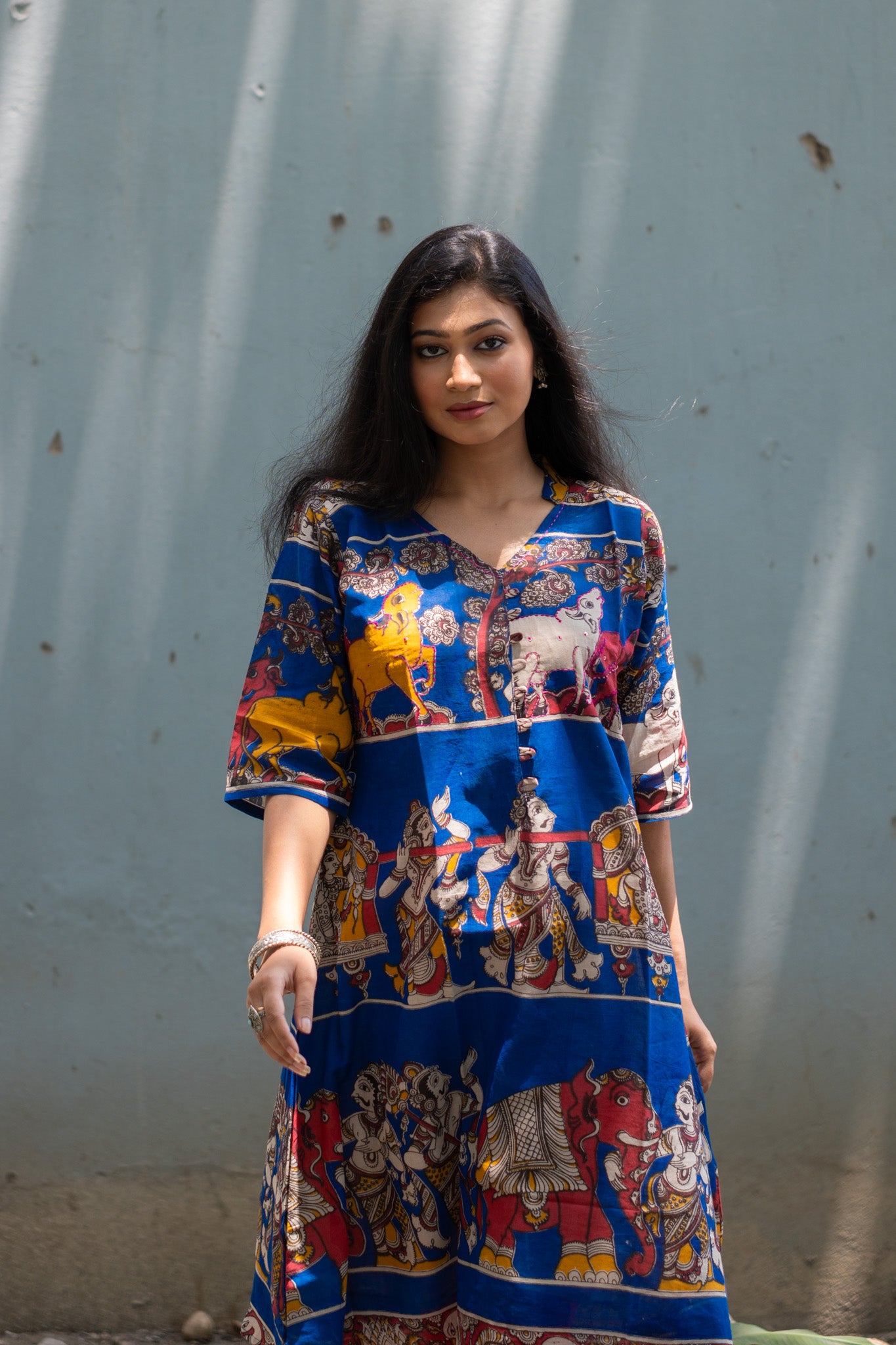 Kalamkari Designer  Kurta