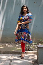 Kalamkari Designer  Kurta - Uttariya