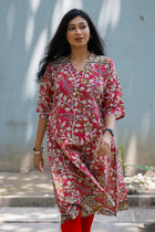 Kalamkari Designer  Kurti - Uttariya