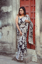 Daksha Kalamkari Cotton Saree - Uttariya