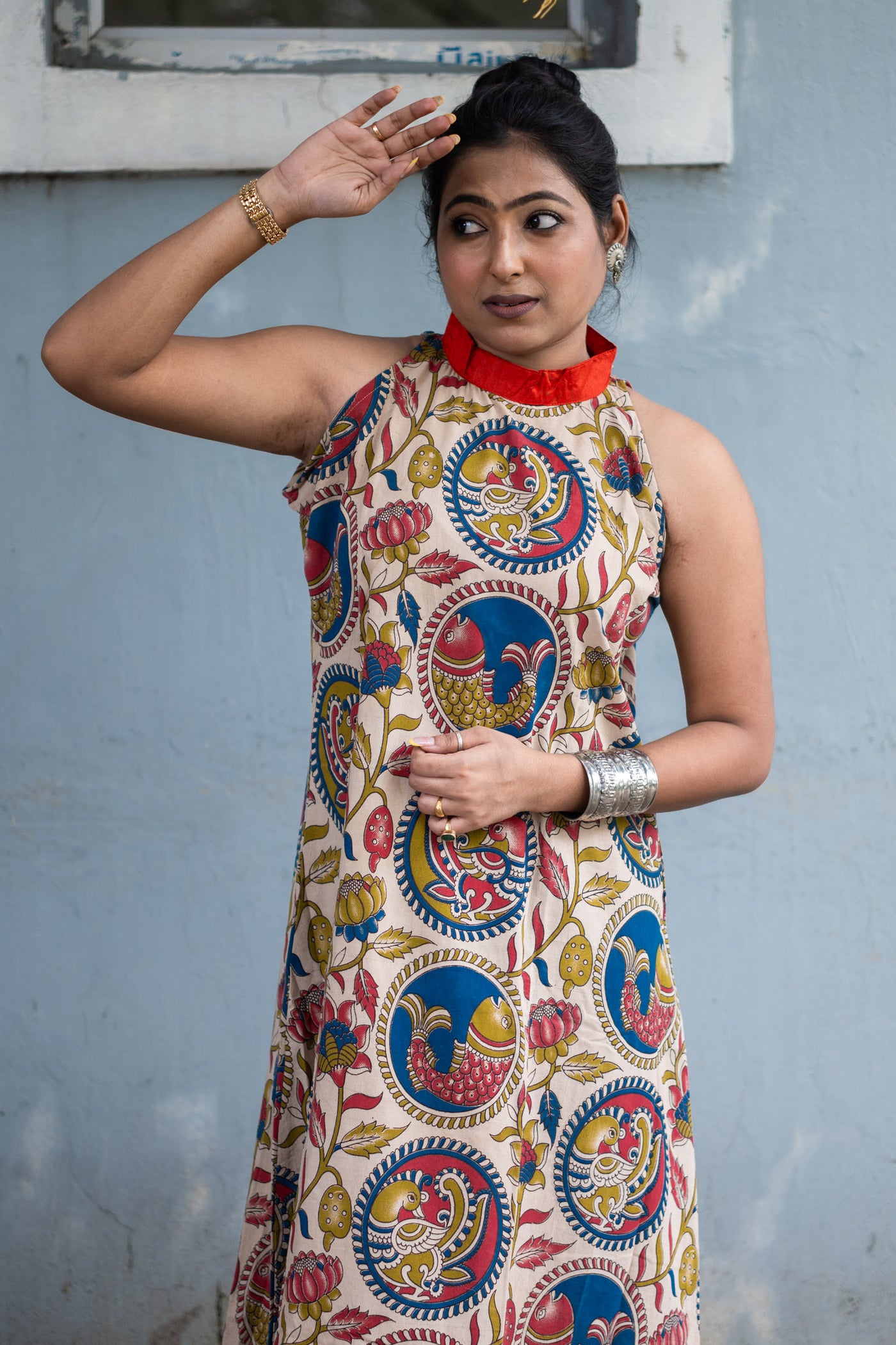 Neel Kamal Halter Dress