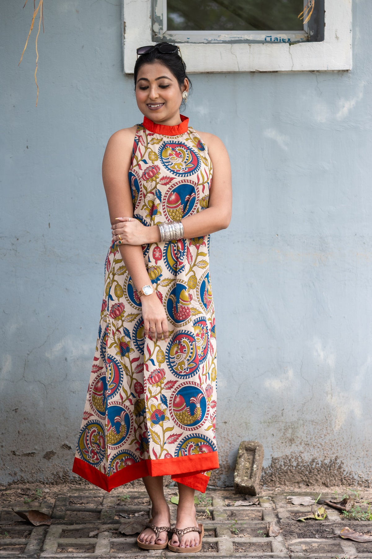 Neel Kamal Halter Dress
