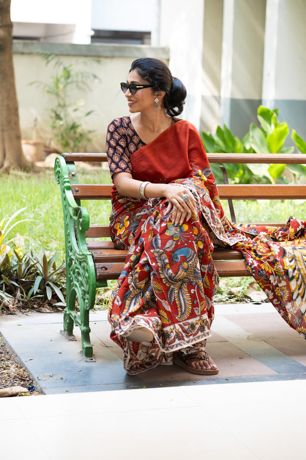 Kalamkari Saree