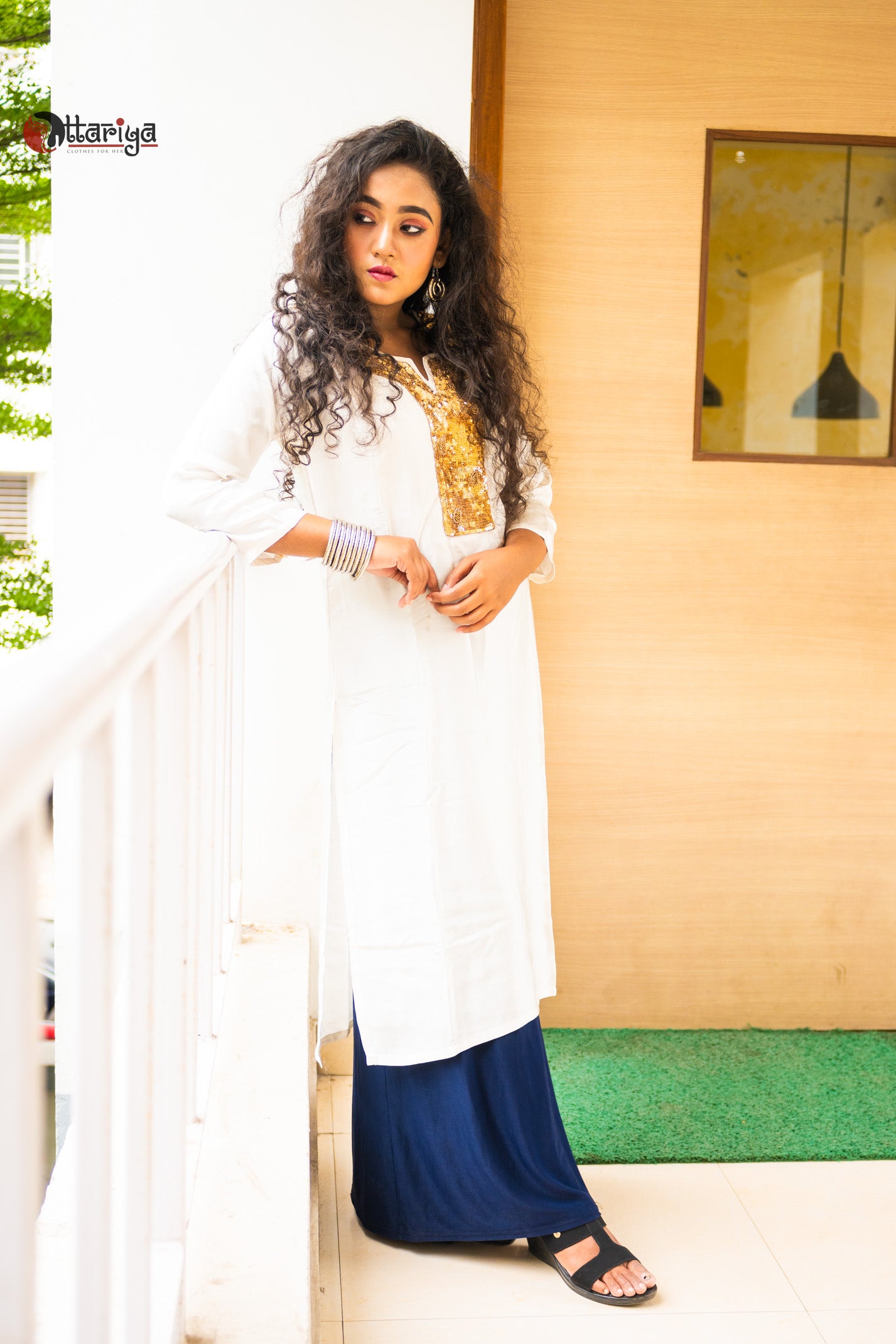 Roshniya Modal Silk Kurta Set