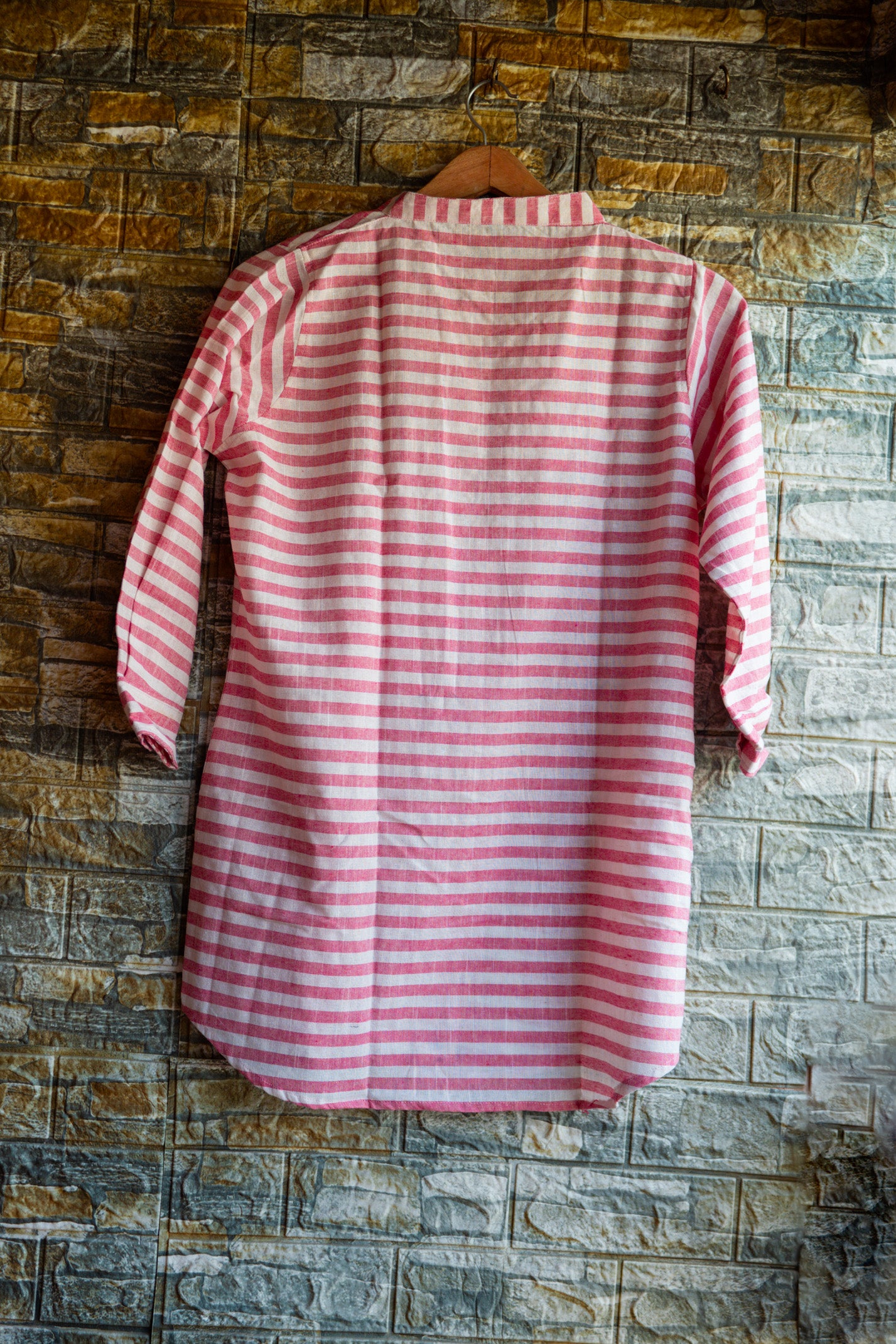 Pink stripe Kurta