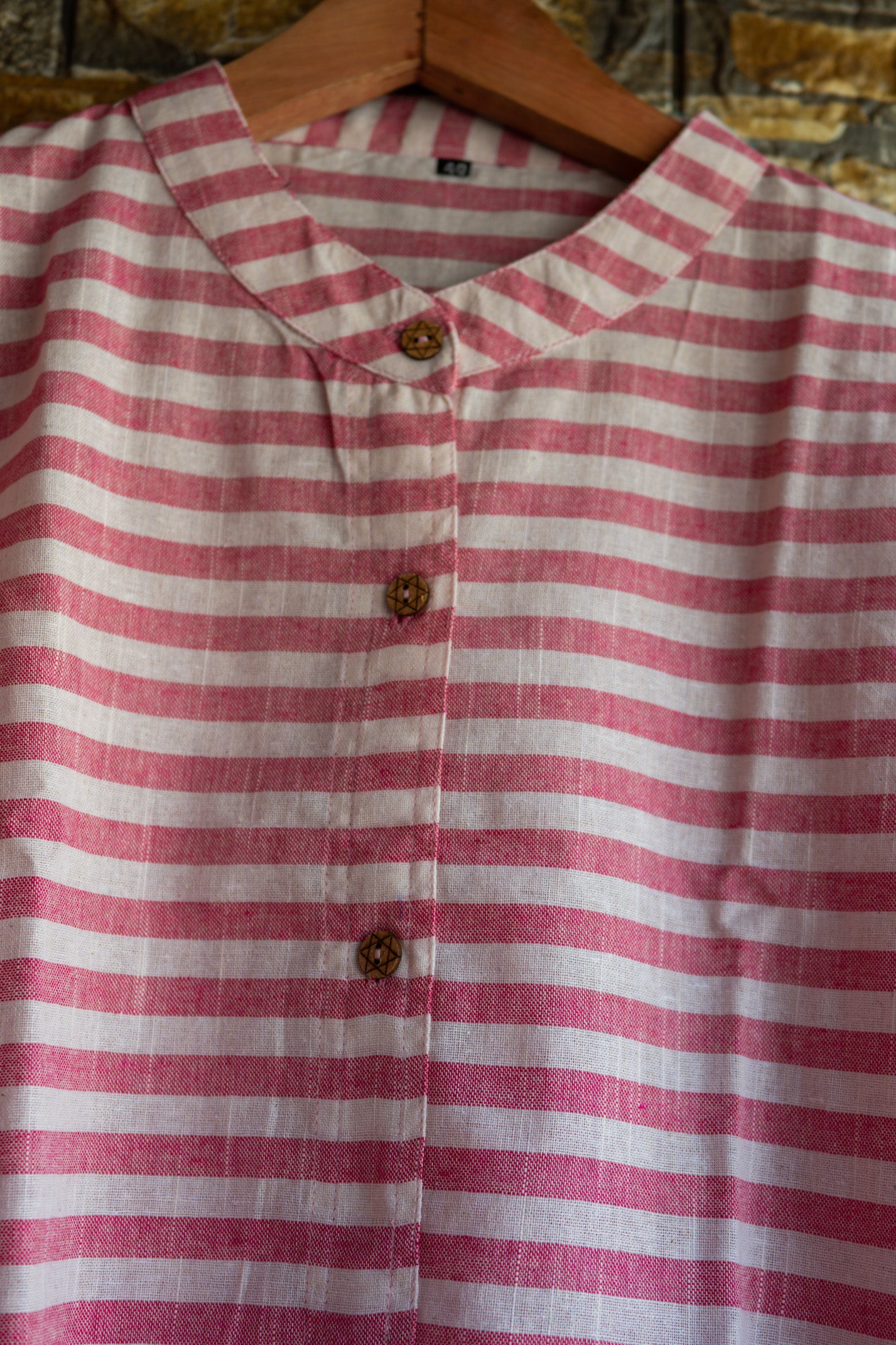 Pink stripe Kurta