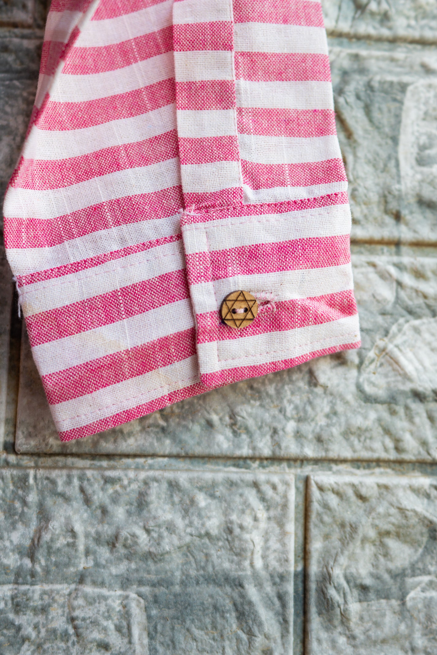 Pink stripe Kurta