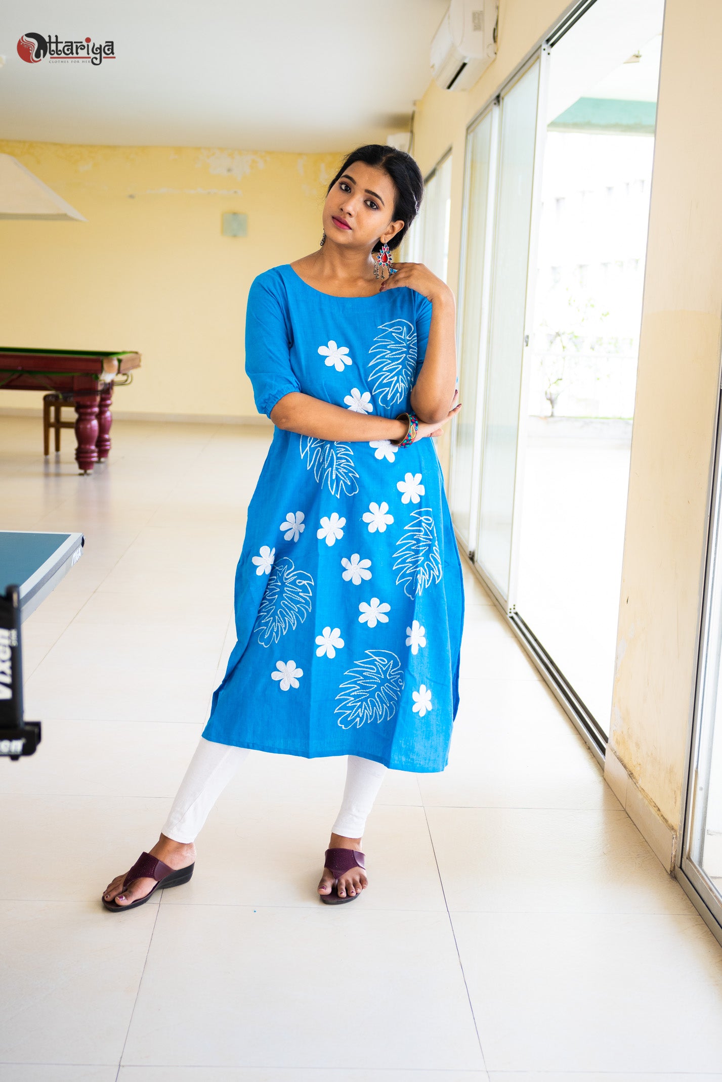 Sky bliss khadi designer  dress