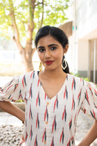 Chandrika Ikkat Cotton Co ord Set - Uttariya