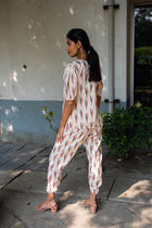 Chandrika Ikkat Cotton Co ord Set - Uttariya