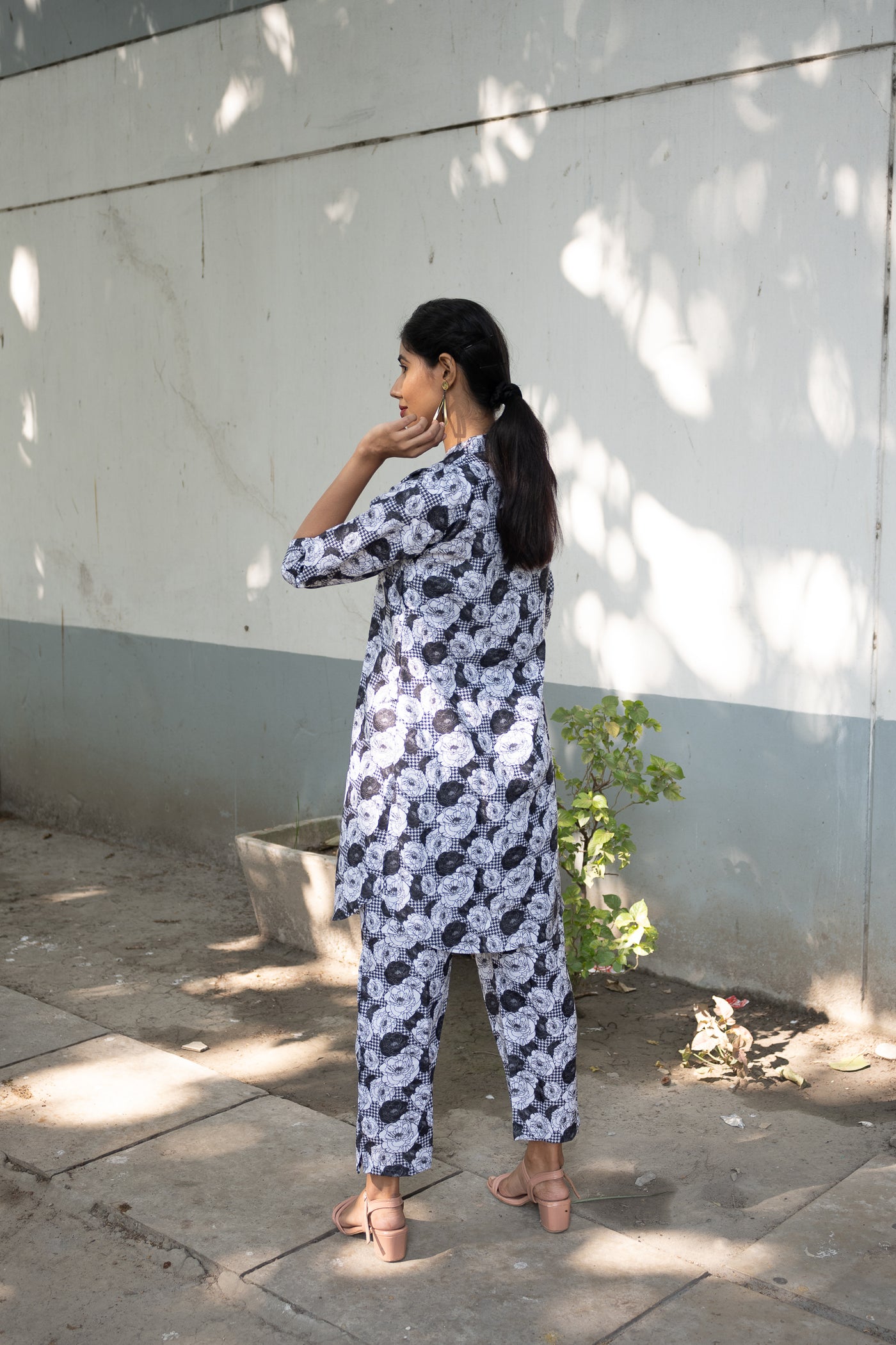 Jongla Silk Co ord Set - Uttariya