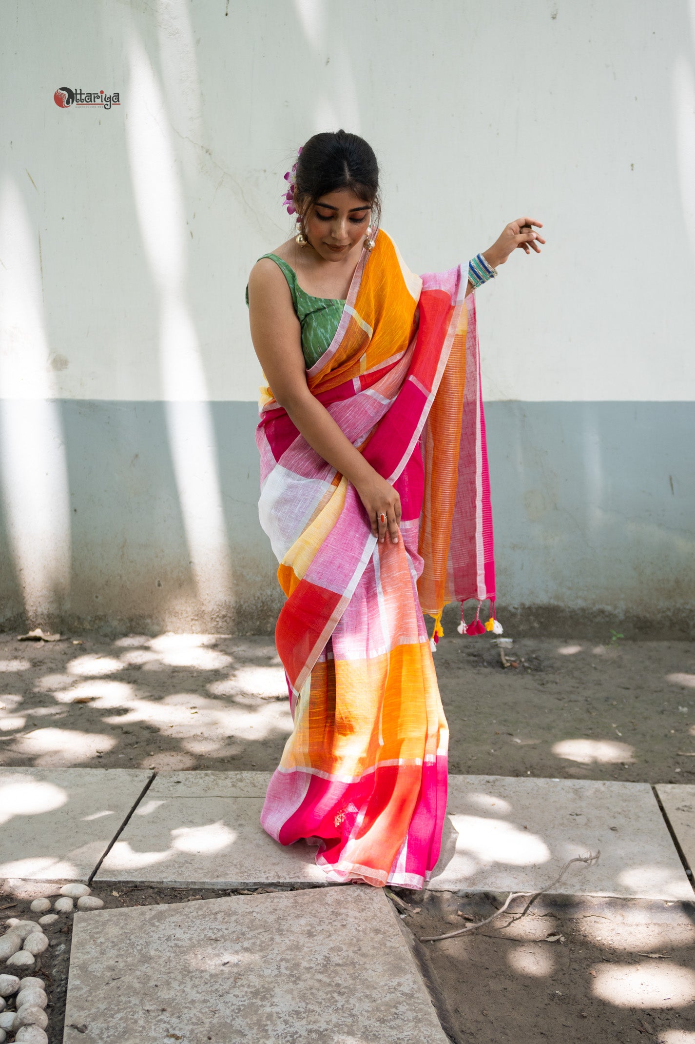 Candy Linen Saree