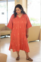 Mrittika — Embroidered Linen Dress