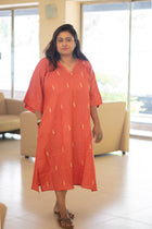 Mrittika — Embroidered Linen Dress