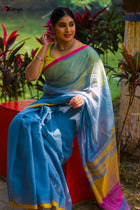 Slate Madhu Saree - Uttariya