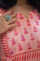 Gulmohar — Mul Cotton Block-Printed Designer Dress